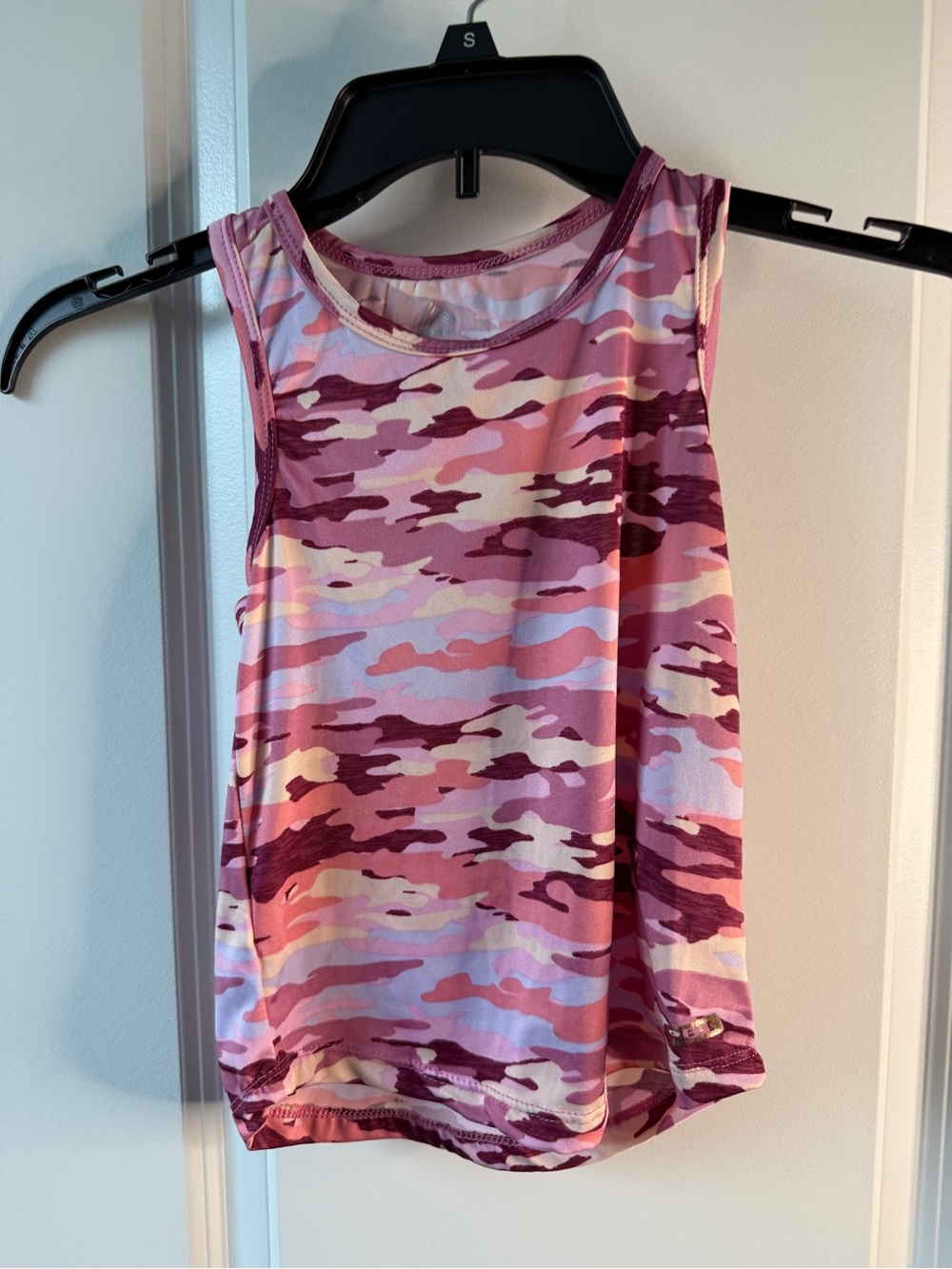 RBX Girls' Pink Camo Performance Tank